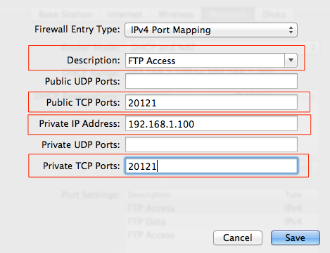 FTP Access Details