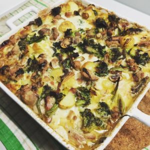 Baked Broccoli, Leek and more